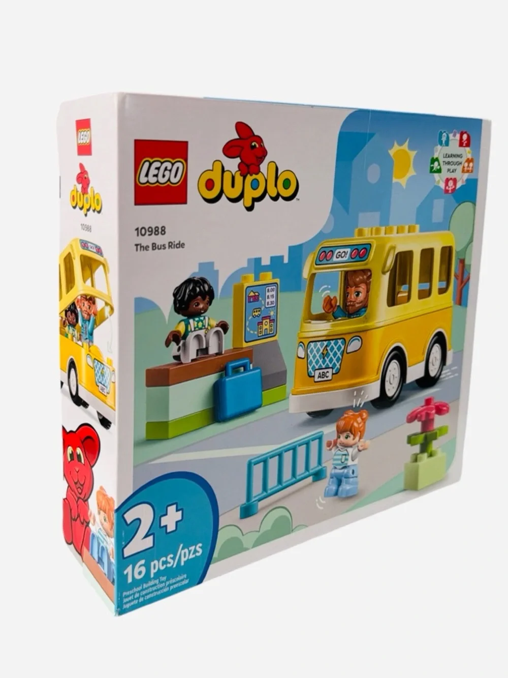 LEGO DUPLO Town Bus Ride 10988 Educational STEM Building Toy Set for Kids